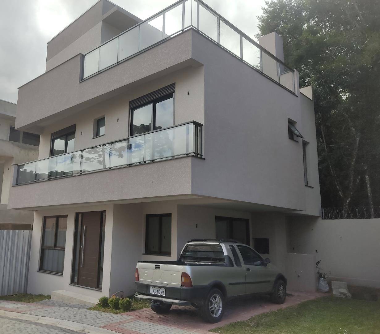 Casa Cond Fechado para locacao no Santo Inacio em Curitiba com 191m² por R$ 11.875,00