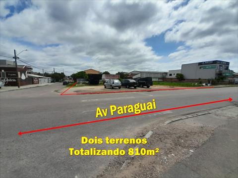 Terreno para locacao no Nacoes em Fazenda Rio Grande com 810m² por R$ 3.666,66
