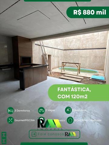 Casa Residencial para venda no Iguacu em Fazenda Rio Grande com 240m² por R$ 880.000,00