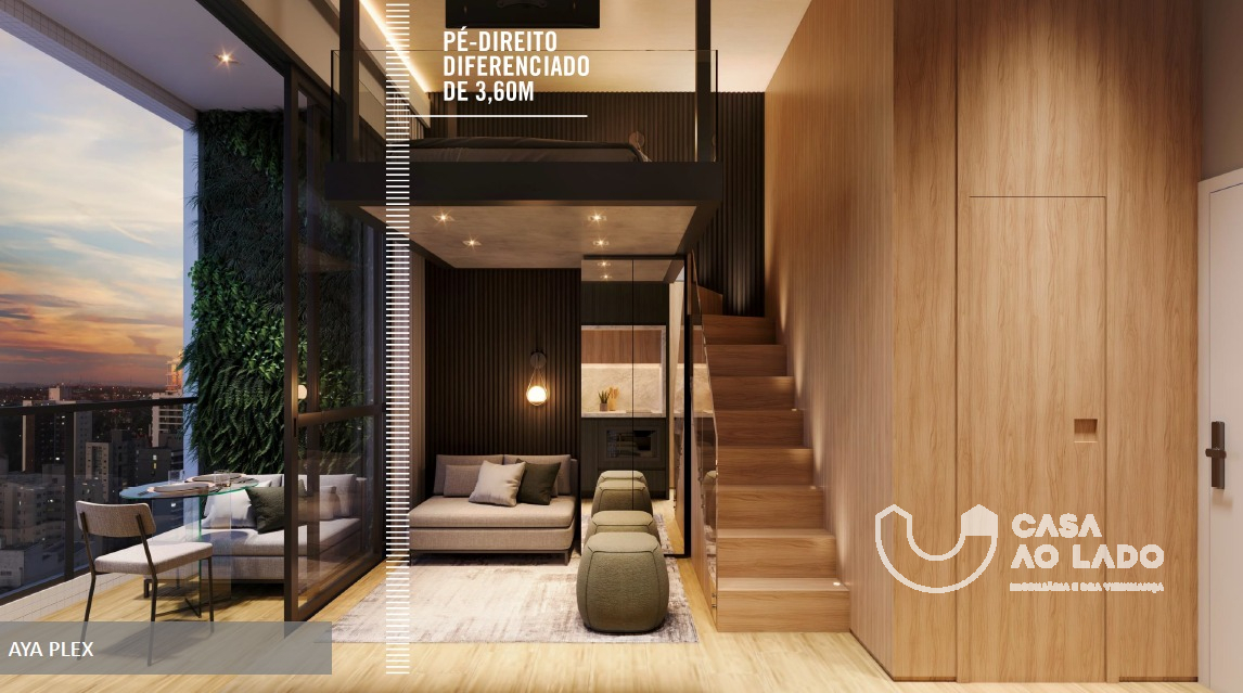 Apartamento para venda no Centro em Curitiba com 36,00m² por R$ 415.000,00