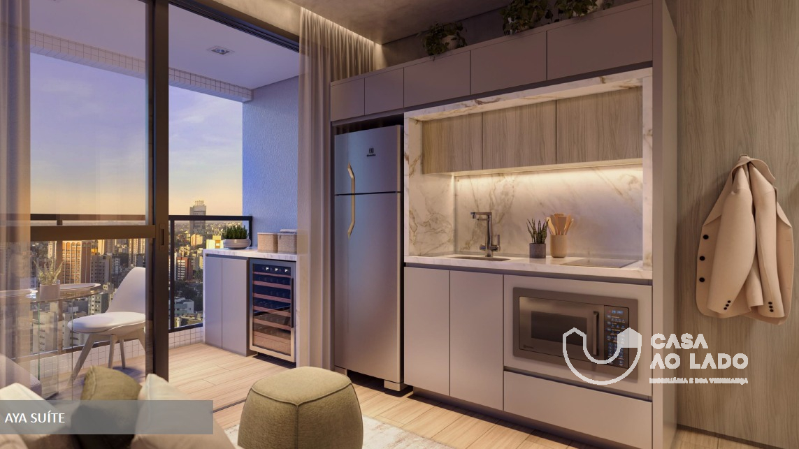 Apartamento para venda no Centro em Curitiba com 36,00m² por R$ 415.000,00