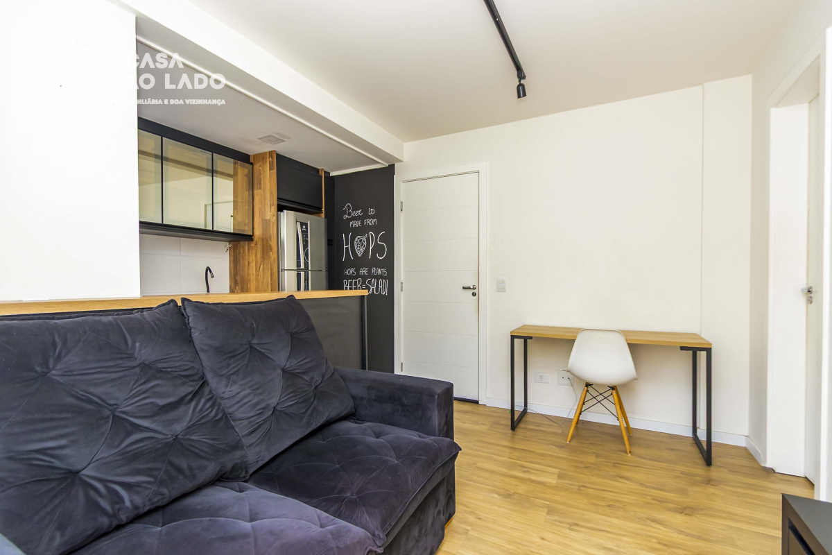 Apartamento para locacao no Rebouças em Curitiba com 44,00m² por R$ 2.800,00