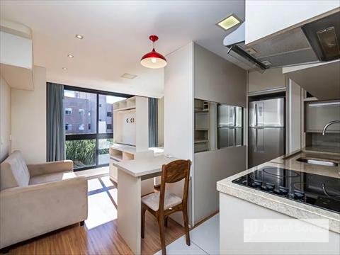 Studio para locacao no Alto da Glória em Curitiba com 32m² por R$ 2.500,00