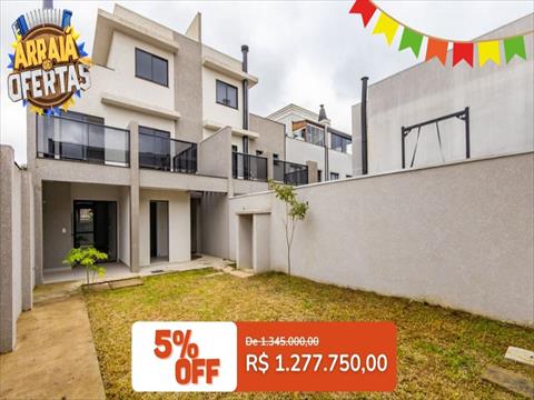 Sobrado para venda no Jardim das Américas em Curitiba com 0,00m² por R$ 1.277.750,00
