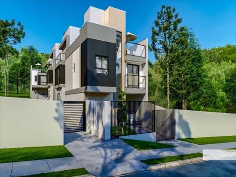 Sobrado para venda no Mercês em Curitiba com 143m² por R$ 1.215.000,00