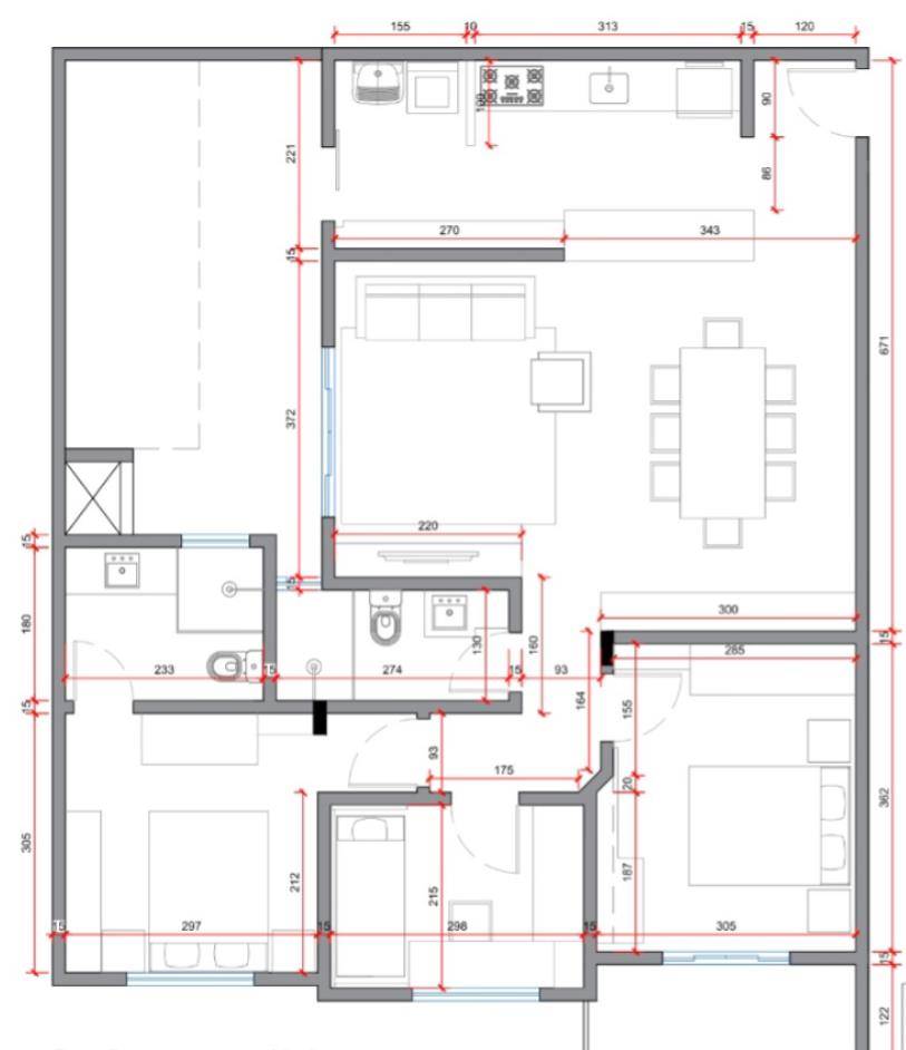 Apartamento para venda no Nova Russia em Ponta Grossa com 190,12m² por R$ 589.000,00