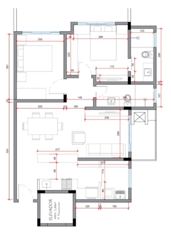 Apartamento para venda no Nova Russia em Ponta Grossa com 144,61m² por R$ 448.291,00