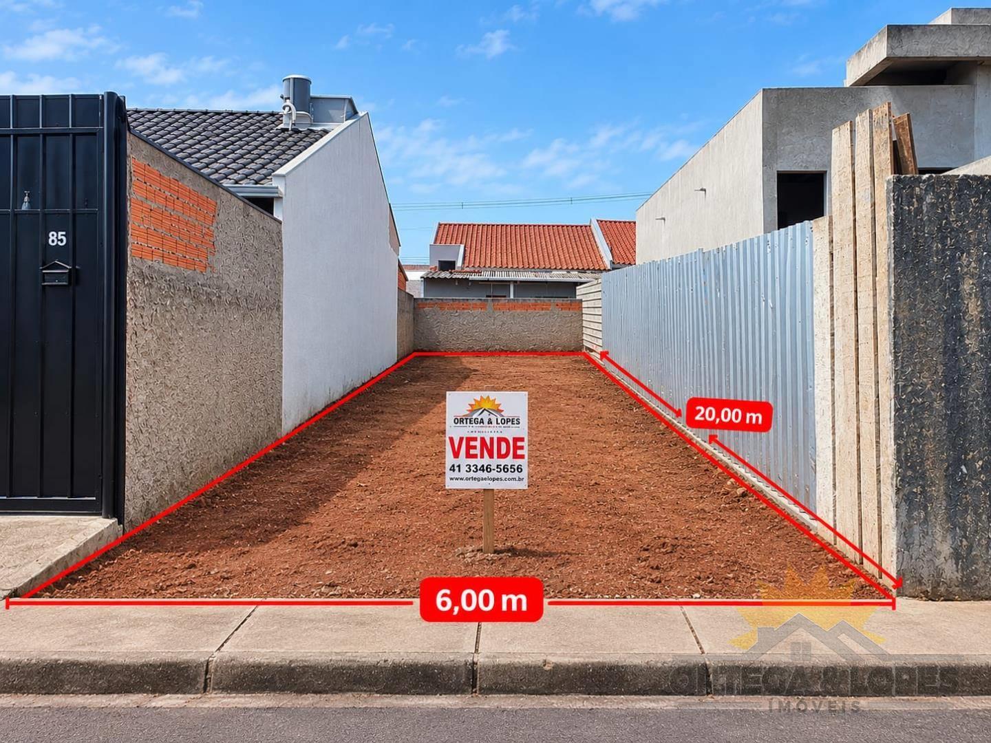 Terreno para venda no bairro Gralha Azul em Fazenda Rio Grande/PR com 120m² por R$ 160.000,00