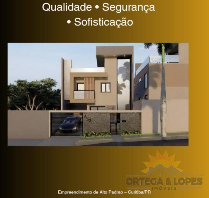 Sobrado para venda no Capao Raso em Curitiba com 137m² por R$ 1050000