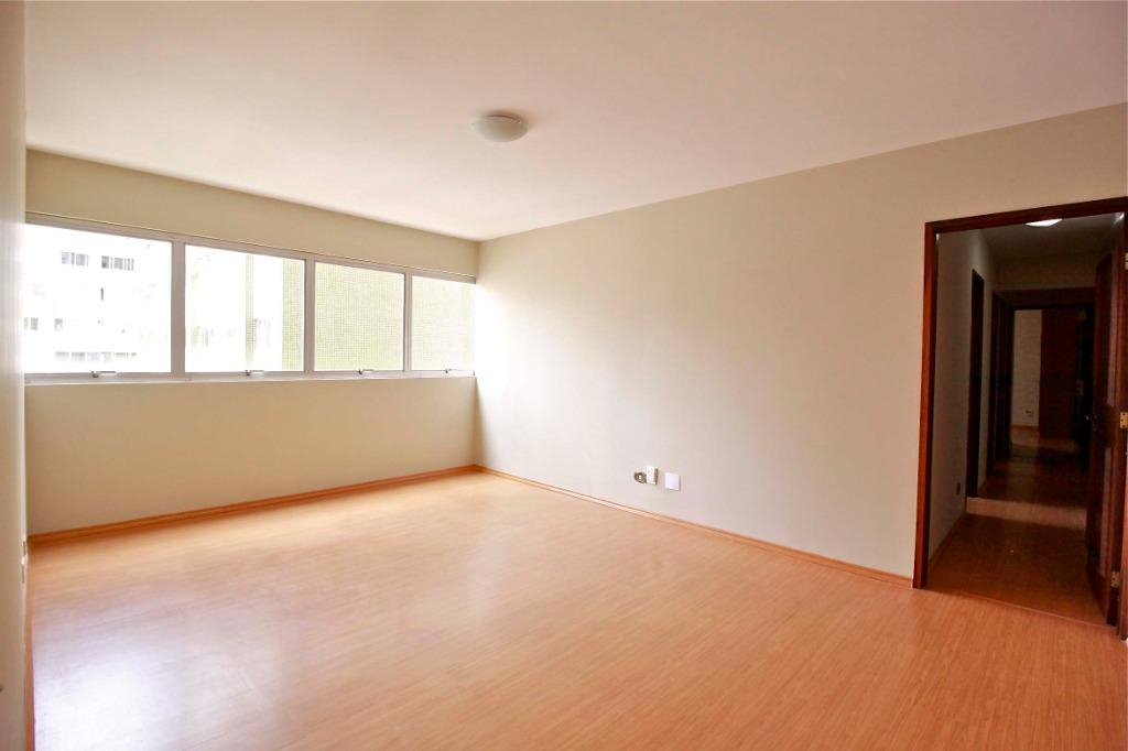 Apartamento para locacao no Bigorrilho em Curitiba com 139,00m² por R$ 3.000,00