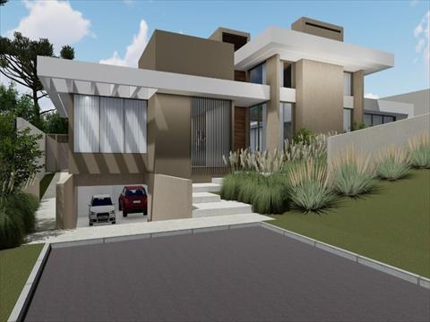 Casa Residencial para venda no Santa Felicidade em Curitiba com 400m² por R$ 4.990.000,00