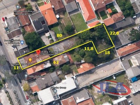 Terreno para venda no Rebouças em Curitiba com 1.093,00m² por R$ 2.700.000,00