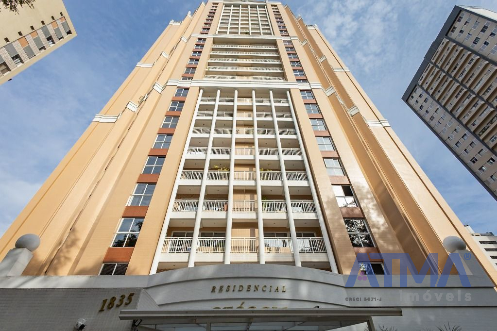 Apartamento para locacao no Bigorrilho em Curitiba com 207,00m² por R$ 7.600,00