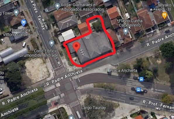 Loja para locacao no Bigorrilho em Curitiba com 644,90m² por R$ 30.000,00