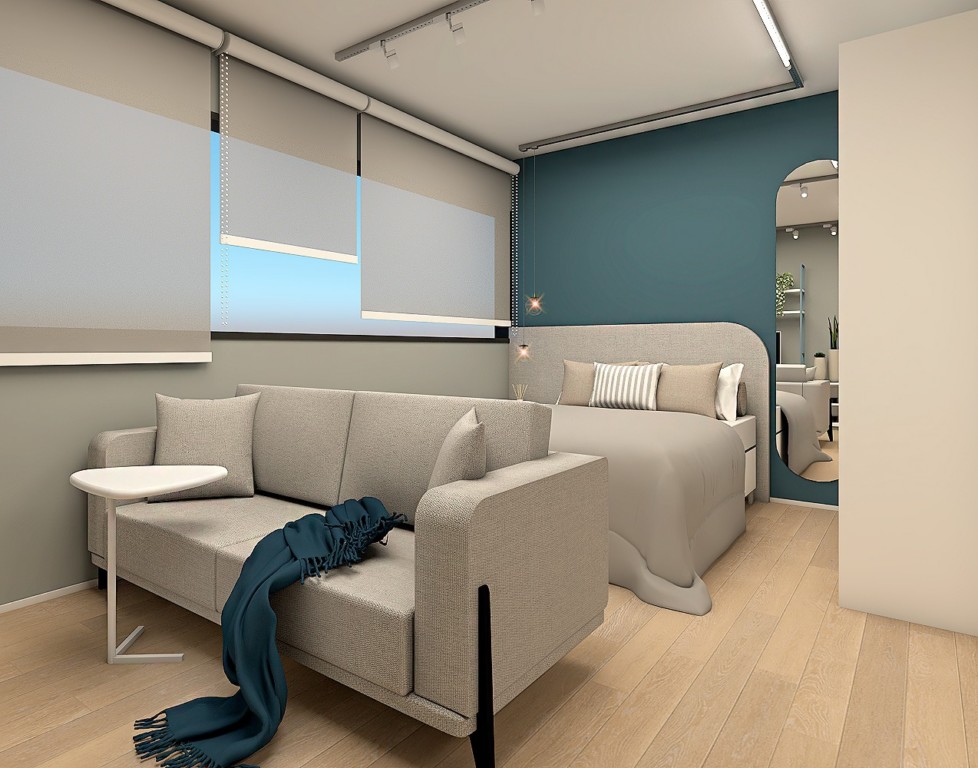 Apartamento para locacao no Batel em Curitiba com 63,10m² por R$ 2.800,00