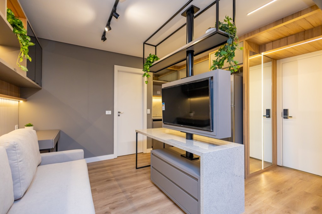 Apartamento para locacao no Bigorrilho em Curitiba com 56,31m² por R$ 3.300,00