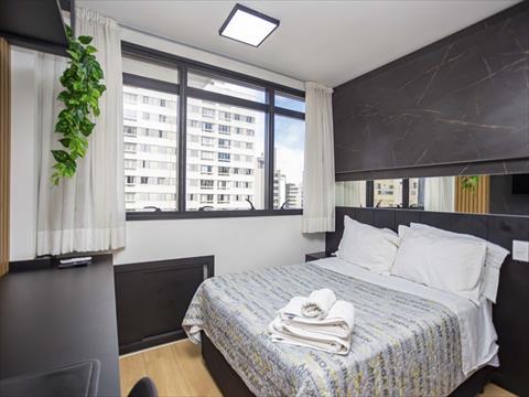 Apartamento para locacao no Centro em Curitiba com 33,25m² por R$ 2.500,00