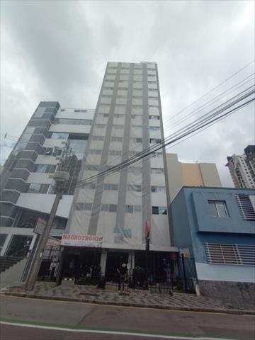 Apartamento para locacao no Centro em Curitiba com 46,10m² por R$ 1.600,00