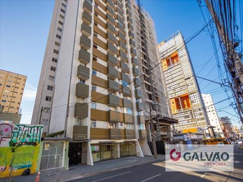 Apartamento para locacao no Centro em Curitiba com 38m² por R$ 1.900,00