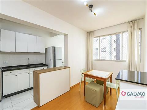 Apartamento para locacao no Cristo Rei em Curitiba com 56m² por R$ 2.250,00