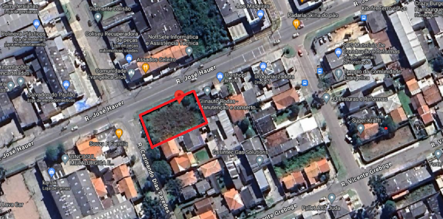 Terreno para venda no Boqueirão em Curitiba com 0,00m² por R$ 1.500.000,00