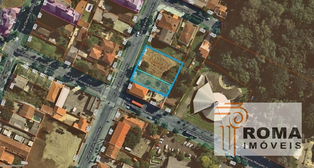 Terreno / Lote para venda no Centro em São José dos Pinhais com 1.440m² por R$ 3.000.000,00
