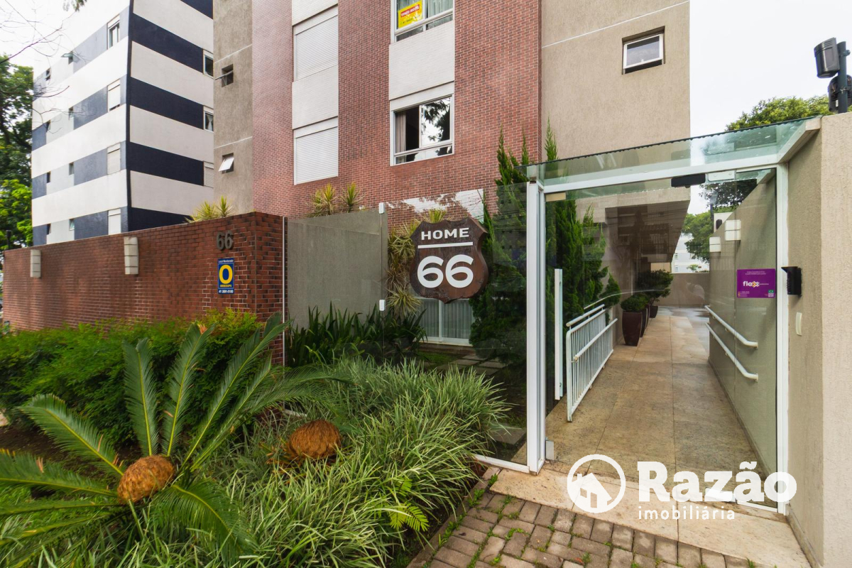 Apartamento para locacao no Mercês em Curitiba com 66,90m² por R$ 2.800,00
