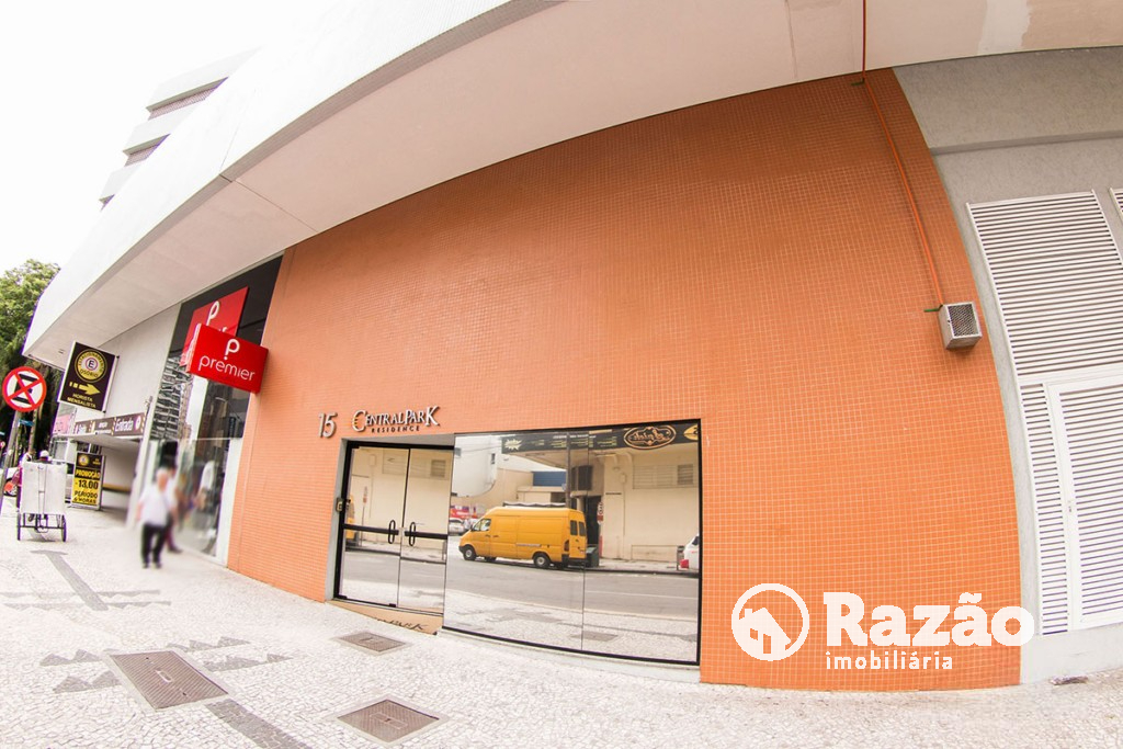 Apartamento para locacao no Centro em Curitiba com 47,07m² por R$ 2.600,00