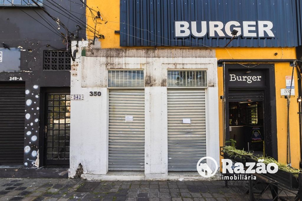 Loja para locacao no São Francisco em Curitiba com 25m² por R$ 2.000,00