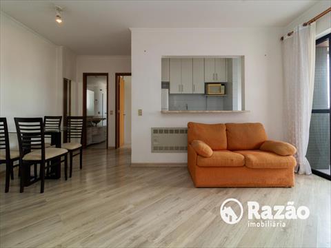 Apartamento para locacao no Centro em Curitiba com 66,80m² por R$ 2.200,00