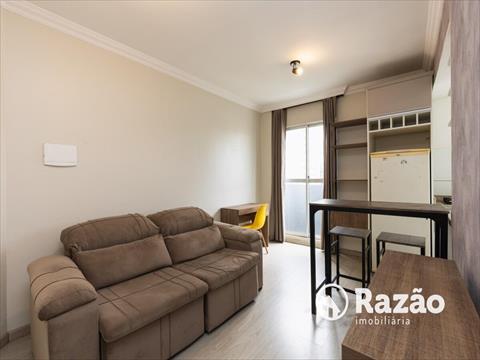 Apartamento para locacao no Portão em Curitiba com 33m² por R$ 2.200,00