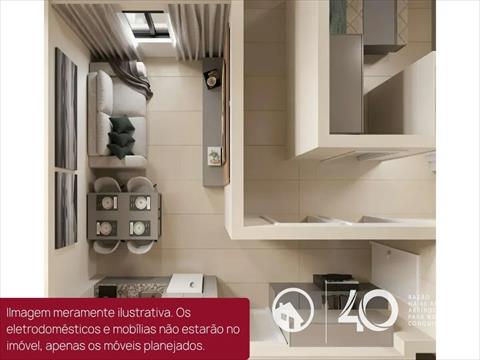 Apartamento para locacao no Portão em Curitiba com 66m² por R$ 2.700,00