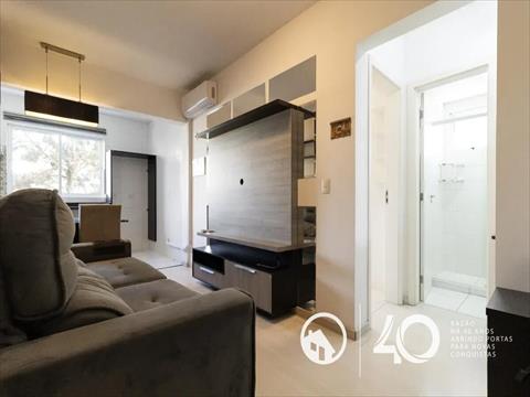 Apartamento para locacao no Cabral em Curitiba com 53m² por R$ 2.700,00