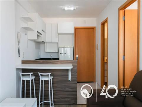 Apartamento para locacao no Centro em Curitiba com 48m² por R$ 1.900,00