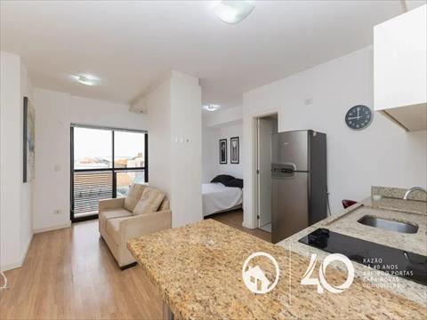 Apartamento para locacao no Rebouças em Curitiba com 30m² por R$ 2.200,00