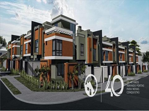Sobrado para venda no Portão em Curitiba com 134m² por R$ 1.350.000,00