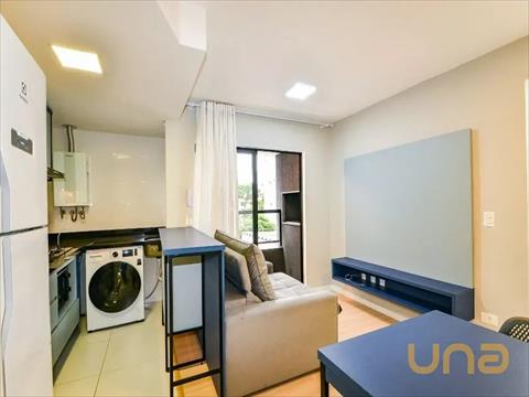 Apartamento para locacao no Água Verde em Curitiba com 42m² por R$ 2.600,00