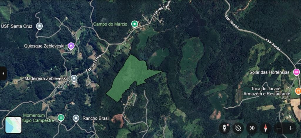 Chácara/fazenda para venda no Itaqui de Cima em Campo Largo com 197.676m² por R$ 820.000,00