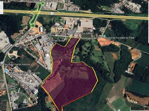 Terreno para venda no Zacarias em São José dos Pinhais com 196.568,00m² por R$ 36.000.000,00