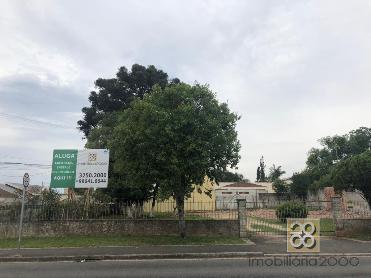 Terreno para locacao no Xaxim em Curitiba com 1.112,00m² por R$ 4.000,00