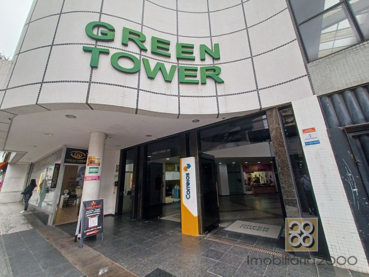 Apartamento para locacao no Centro em Curitiba com 97,00m² por R$ 2.600,00