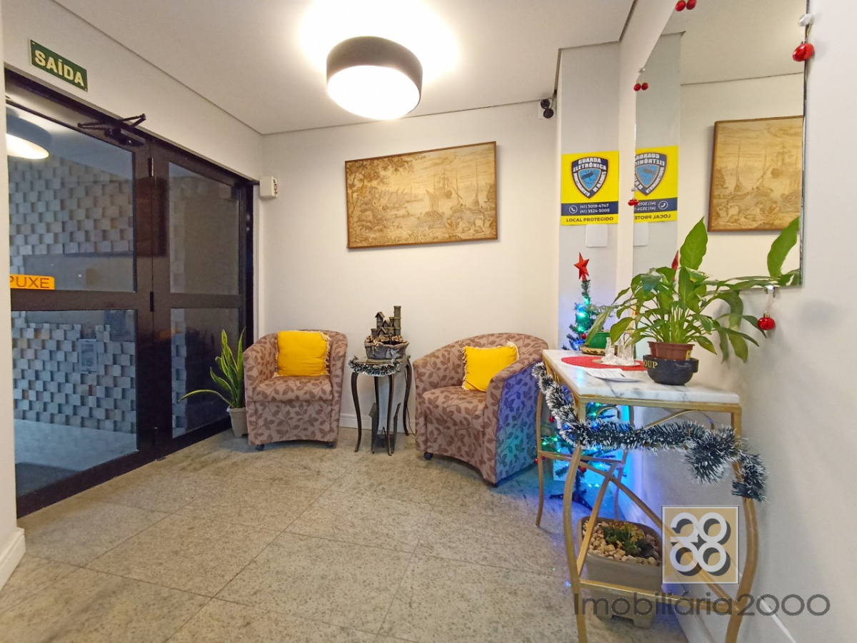 Apartamento para locacao no Centro em Curitiba com 28,00m² por R$ 1.250,00