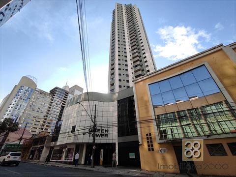 Apartamento para locacao no Centro em Curitiba com 97,00m² por R$ 2.600,00