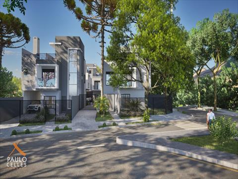 Sobrado para venda no Água Verde em Curitiba com 127,57m² por R$ 957.900,00