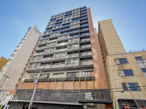 Studio para locacao no Centro em Curitiba com 29m² por R$ 2.600,00
