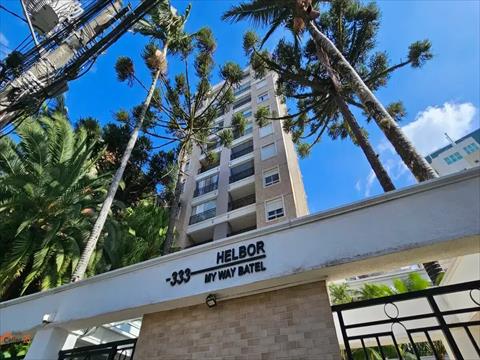 Apartamento para locacao no Batel em Curitiba com 51m² por R$ 3.900,00