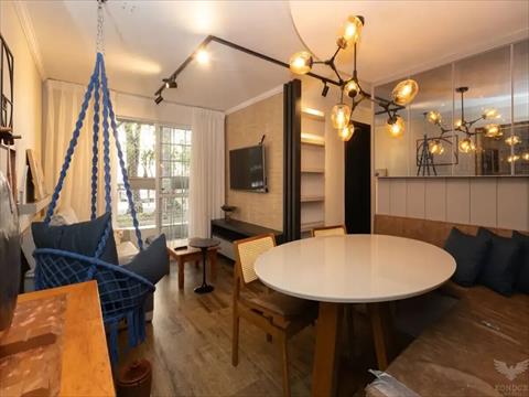 Apartamento para locacao no São Braz em Curitiba com 55m² por R$ 2.900,00