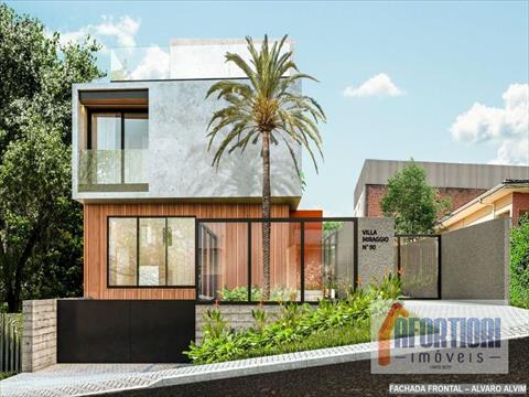 Sobrado para venda no Campina do Siqueira em Curitiba com 227m² por R$ 1.838.896,00