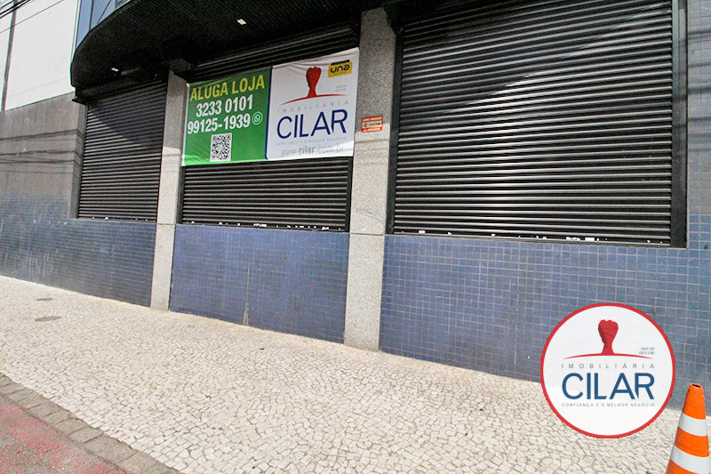 Loja para locacao no Centro em Curitiba com 138,57m² por R$ 1.900,00