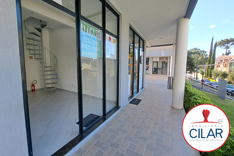 Loja para locacao no Bacacheri em Curitiba com 42,81m² por R$ 1.650,00